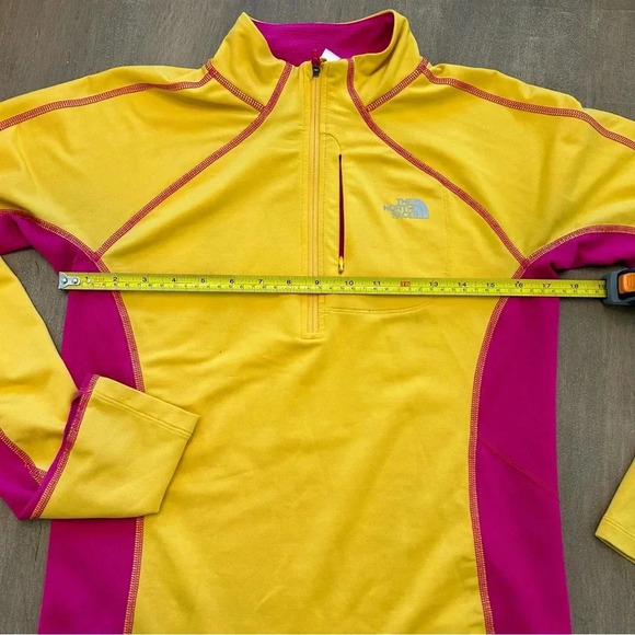 The North Face Quarter Zip Vapor Wick Training T-Shirt Outdoor Active Women's M - Picture 5 of 8